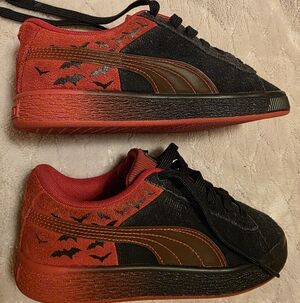 Puma Kids Sneakers Black and Red
